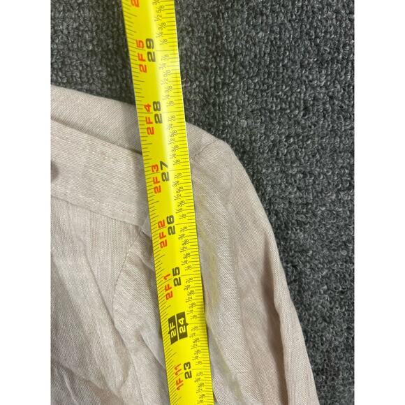 Ryu by Anthropologie Military Womens Sz S Sweater Cardigan Shawl  Brown Striped - Picture 11 of 12